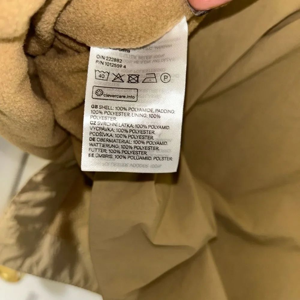 H&M Tan/Beige Fleece Men’s Jacket(Size Small) - Picture 5 of 9